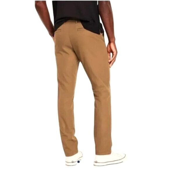 Old Navy Mens Ultimate Slim Built-In Flex Khaki Pants 29x30 Cotton Blend - Picture 2 of 13